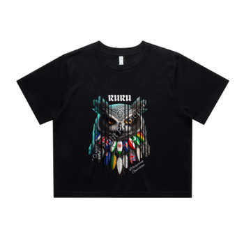 TALVIT RURU NATIONS - WOMENS CROP TEE Thumbnail